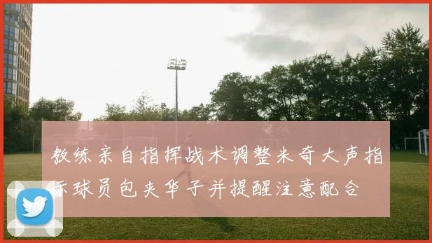 教练亲自指挥战术调整米奇大声指示球员包夹华子并提醒注意配合